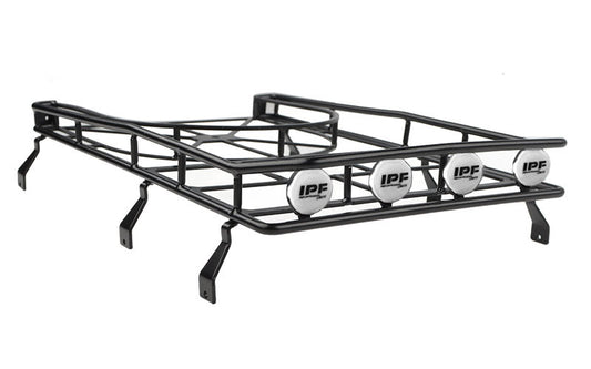 Roof Rack w/Tire Mount and IPF Lights for Gelande II D90