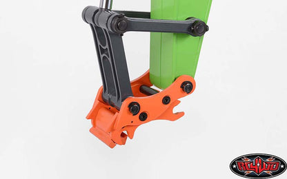 RC4WD Earth Digger 360L Quick Connect installed bucket interface