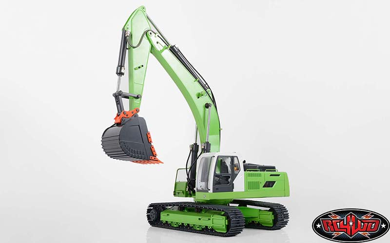 RC4WD Earth Digger 360L Quick Connect bucket installation example