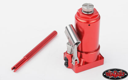 RC4WD JDM Hydraulic Bottle Jack complete scale garage example