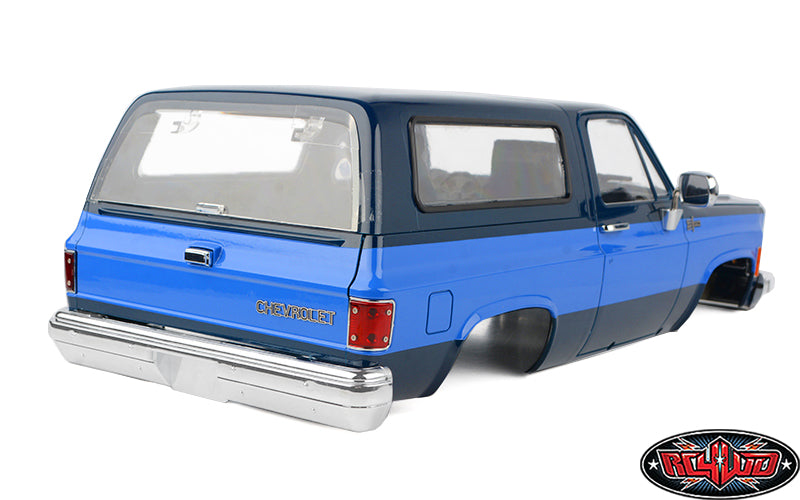 RC4WD Chevrolet Blazer Hard Body Complete Set Navy Blue detail