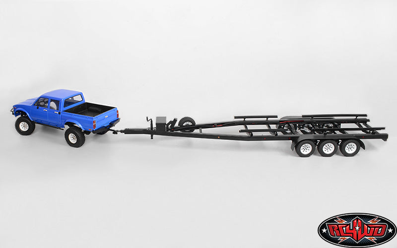 RC4WD BigDog boat trailer towing example with Trail Finder 2