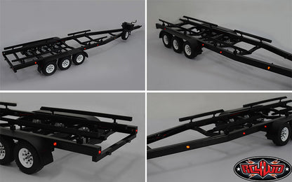 RC4WD BigDog triple axle scale boat trailer side detail