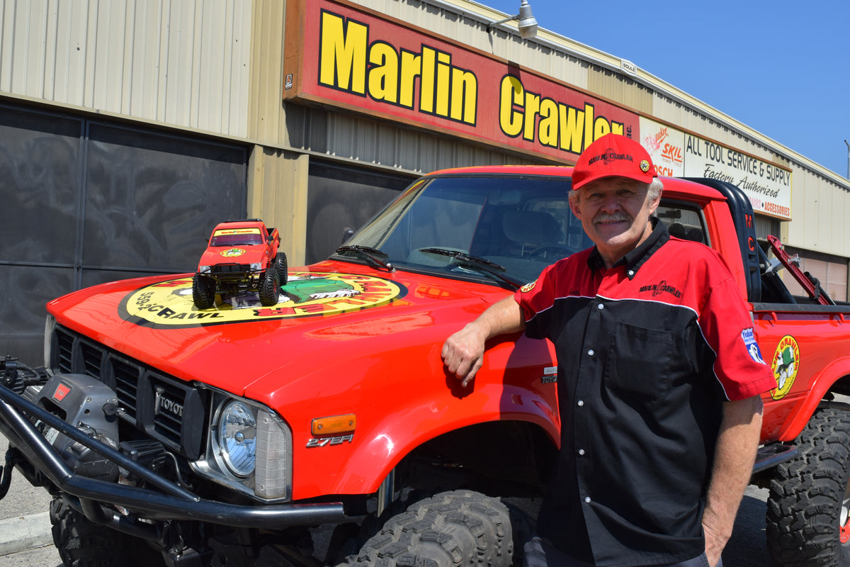 Marlin with full-size crawler truck featured with RC4WD Marlin Crawler TF2