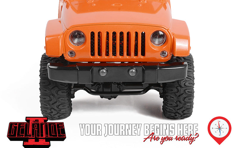 RC4WD 1/18 Gelande II Black Rock Orange exterior view