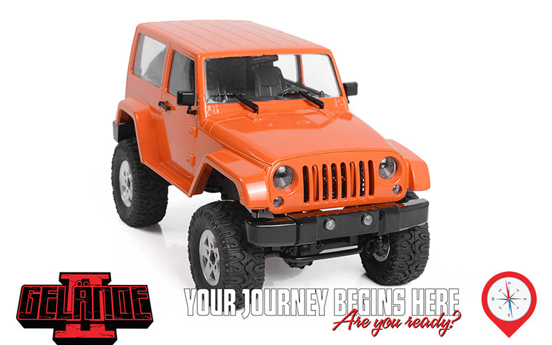 RC4WD 1/18 Gelande II Black Rock drivetrain detail