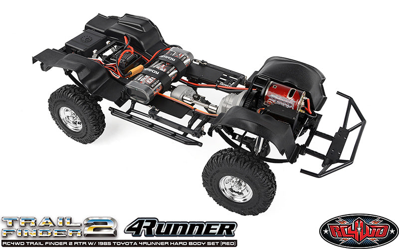 RC4WD Trail Finder 2 1985 Toyota 4Runner Red wheel and tire detail