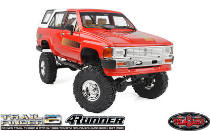 RC4WD Trail Finder 2 1985 Toyota 4Runner Red exterior detail