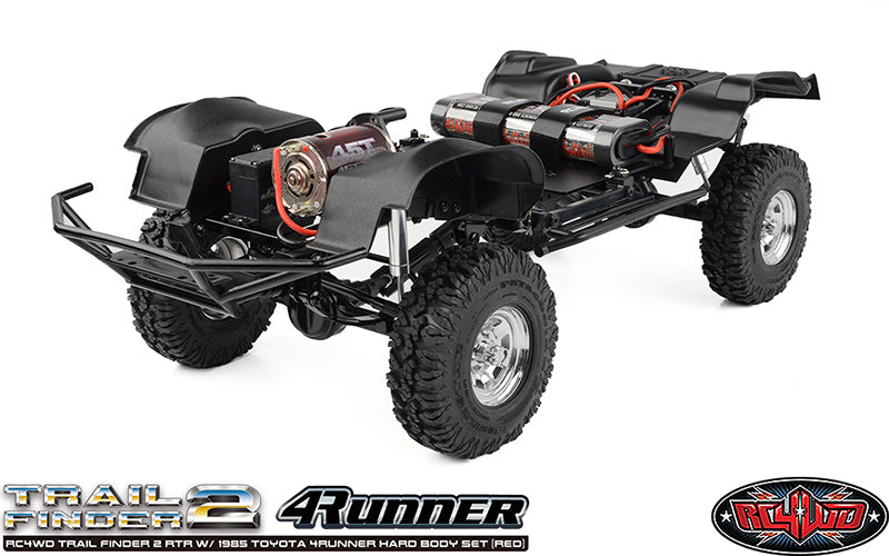 RC4WD Trail Finder 2 1985 Toyota 4Runner Red interior detail