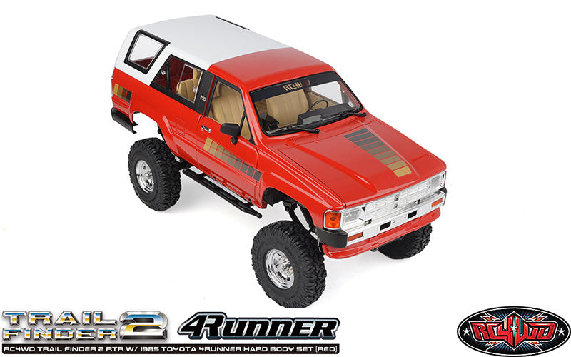 RC4WD Trail Finder 2 1985 Toyota 4Runner Red LED and body details