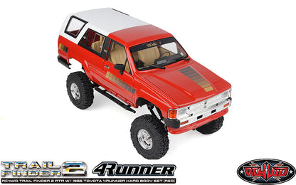 RC4WD Trail Finder 2 1985 Toyota 4Runner Red LED and body details