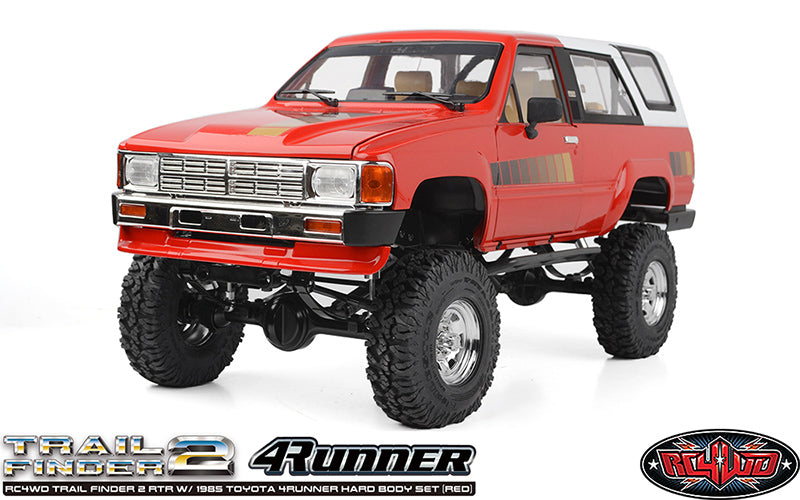 RC4WD Trail Finder 2 1985 Toyota 4Runner Red trail-ready exterior