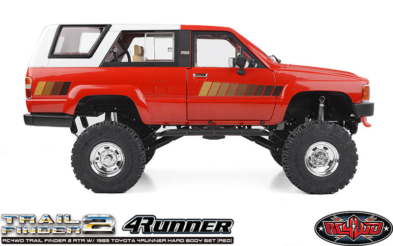 RC4WD Trail Finder 2 1985 Toyota 4Runner Red scale detail view