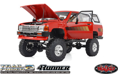 RC4WD Trail Finder 2 1985 Toyota 4Runner Red included contents