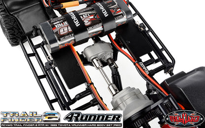 RC4WD Trail Finder 2 1985 Toyota 4Runner Red Hammer transfer case detail