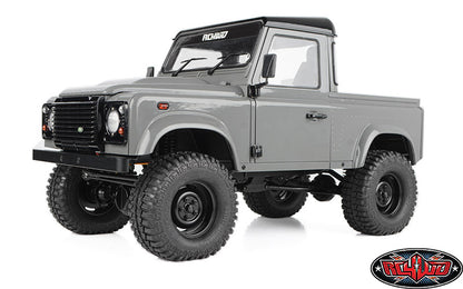 RC4WD Defender D90 Grey rear exterior view