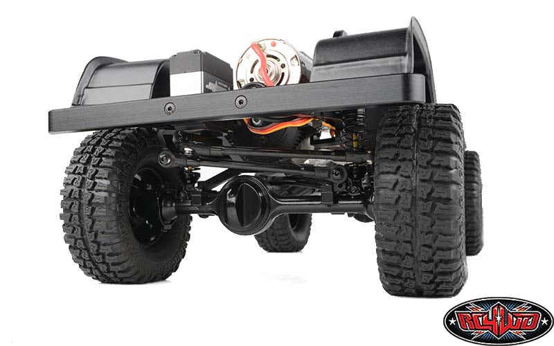 RC4WD Gelande II Defender D90 front chassis and suspension detail