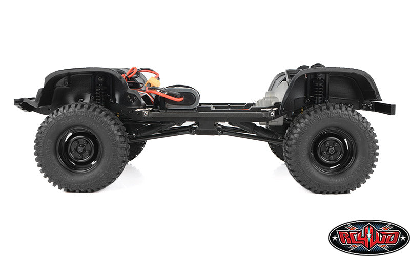 RC4WD Gelande II Defender D90 complete chassis side view