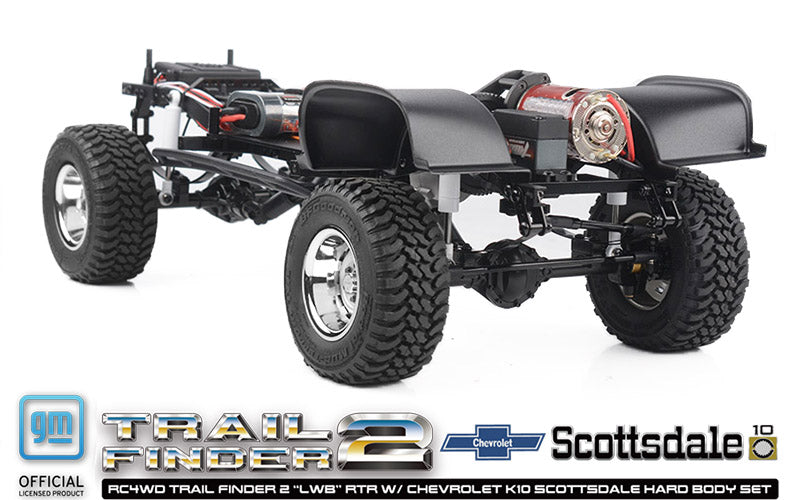 RC4WD Chevrolet K10 Scottsdale Black official body detail