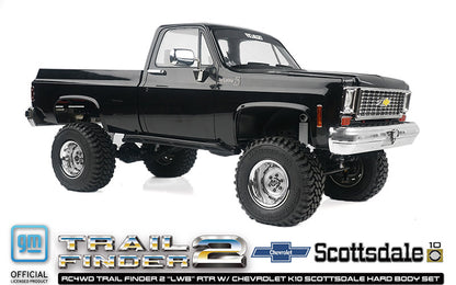 RC4WD Chevrolet K10 Scottsdale Black hard body detail
