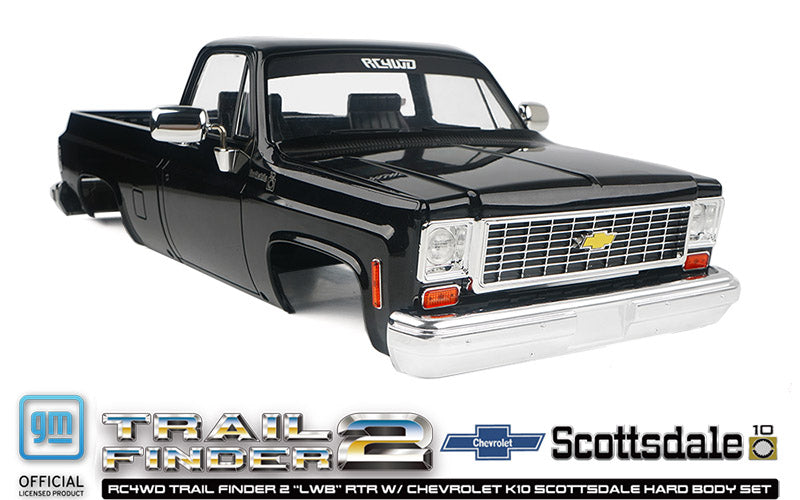 RC4WD Chevrolet K10 Scottsdale Black hard body detail