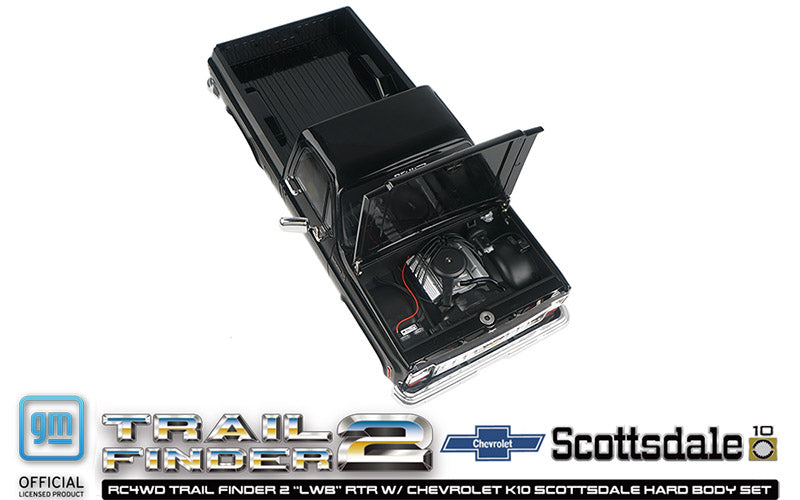RC4WD Chevrolet K10 Scottsdale Black hard body detail