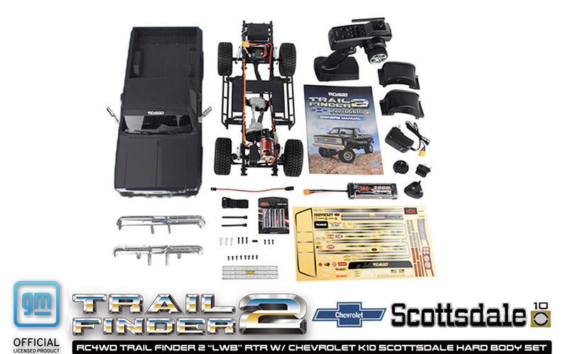 RC4WD Chevrolet K10 Scottsdale Black official detail