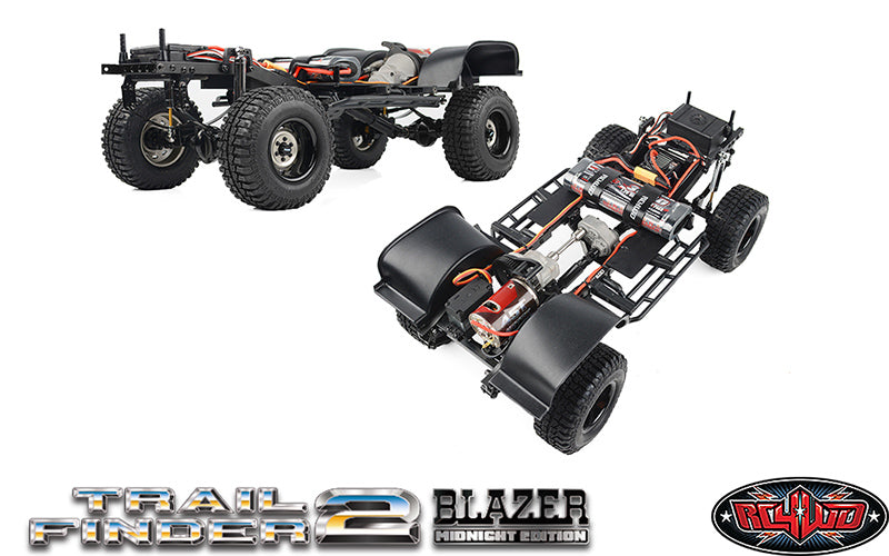 RC4WD Trail Finder 2 Blazer Midnight Edition chassis overview