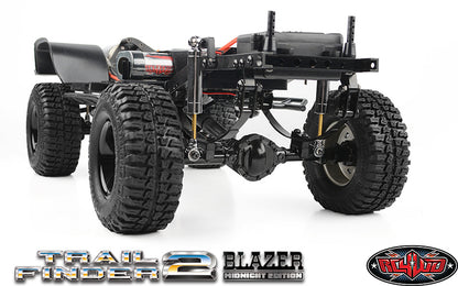 RC4WD Trail Finder 2 Blazer Midnight Edition rear axle and suspension