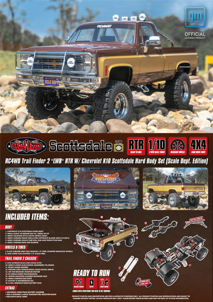 RC4WD Trail Finder 2 K10 Scottsdale Scale Dept Edition product overview