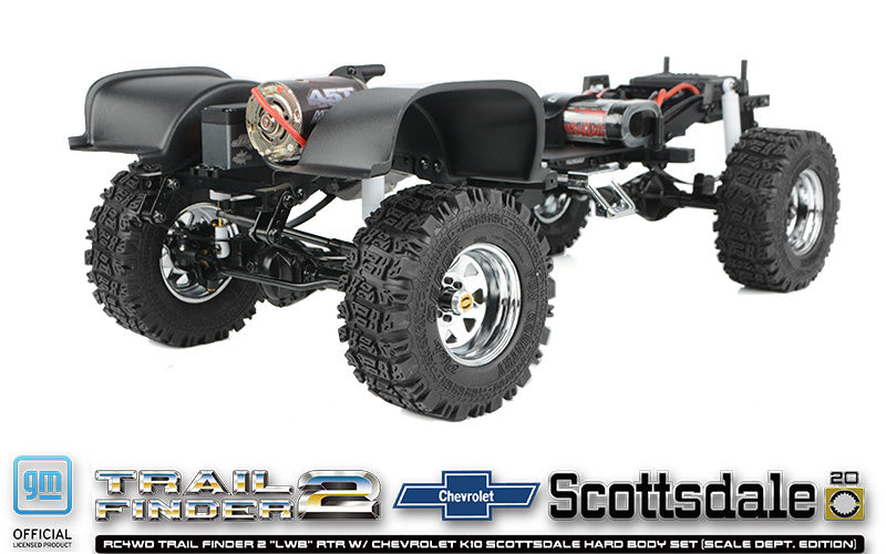 RC4WD Trail Finder 2 K10 Scottsdale Scale Dept Edition rear chassis view