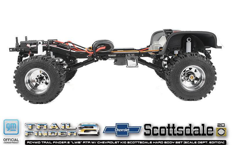 RC4WD Trail Finder 2 K10 Scottsdale Scale Dept Edition chassis side view