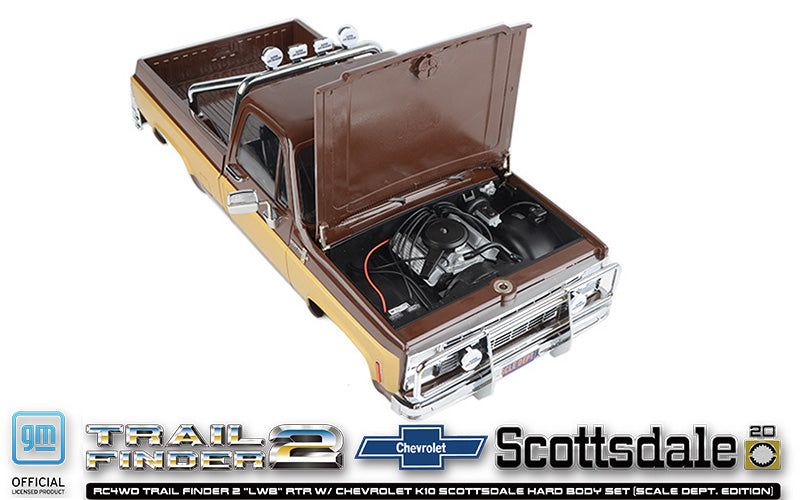 RC4WD K10 Scottsdale Scale Dept Edition engine bay