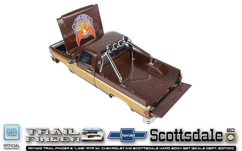 RC4WD K10 Scottsdale Scale Dept Edition drop bed and tailgate