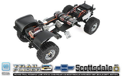 RC4WD Trail Finder 2 K10 Scottsdale Scale Dept Edition chassis top view