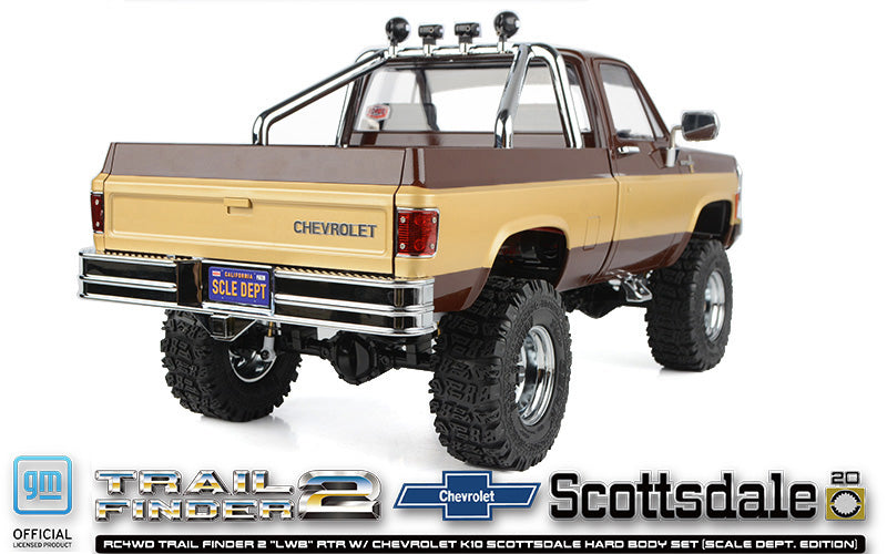 RC4WD K10 Scottsdale Scale Dept Edition rear three-quarter view