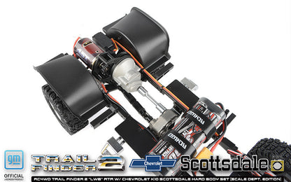 RC4WD K10 Scottsdale Scale Dept Edition chassis electronics view