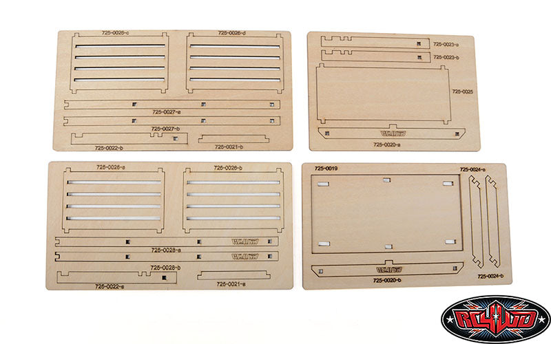 RC4WD plywood interlocking parts