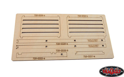 RC4WD Scale Garage shelves and bench display