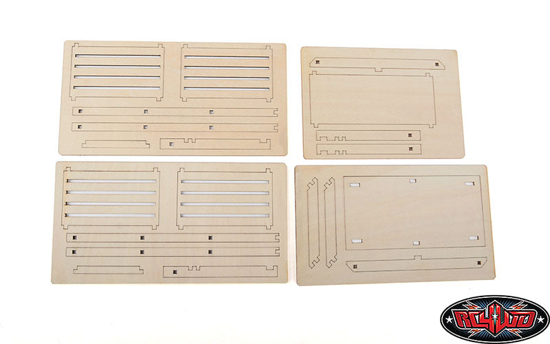 RC4WD garage shelves accessories example