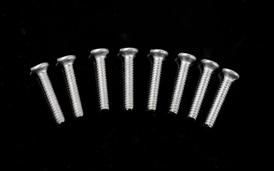 Phillips Flat Head Screws M1 x 6mm (Silver)