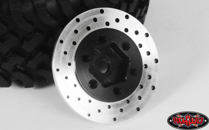 RC4WD 1.9/2.2 6 Lug Steel Wheel Hex Hub with Brake Rotor