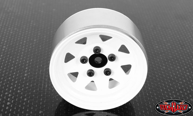 RC4WD 1.9 5 Lug Steel Wheel Hex Hub installed front view