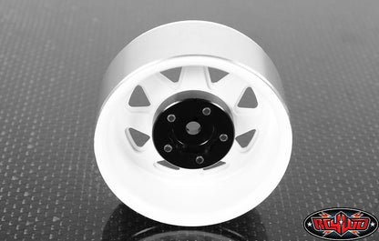 RC4WD 1.9 5 Lug Steel Wheel Hex Hub installed rear view