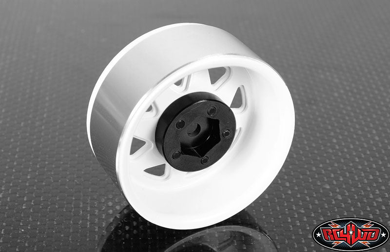 RC4WD 1.9 5 Lug Steel Wheel Hex Hub wheel installation detail