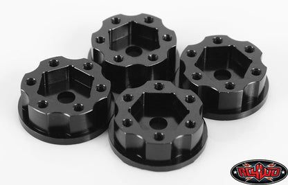 RC4WD 6 Lug Steel Wheel Hex Hub +3 Offset installed detail