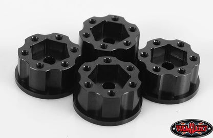 RC4WD 6 Lug Steel Wheel Hex Hub +6 Offset installed detail