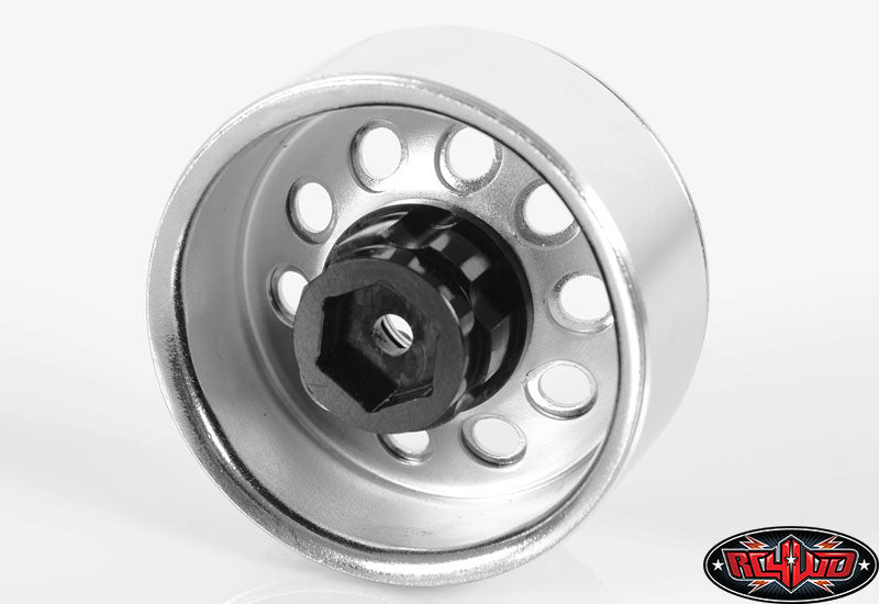 RC4WD 6 Lug +9 Offset Hub installed example