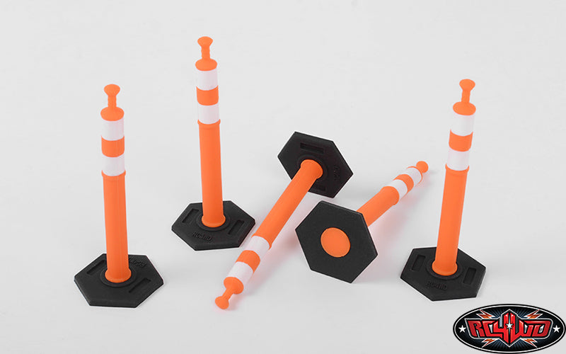 RC4WD 1/12 Highway Traffic Cones with Earth Digger 4200XL example
