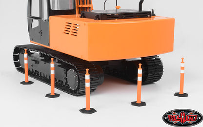 RC4WD 1/12 Highway Traffic Cones construction equipment display example